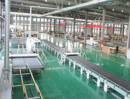 章丘家具廠訂購的品脈智能家具生產線開始投產使用